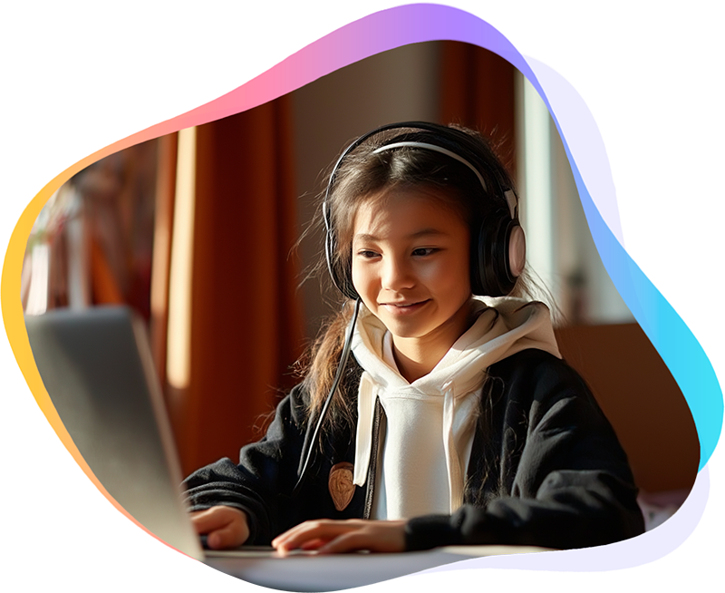 Ребёнок на онлайн‑занятии